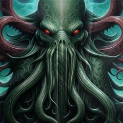 Mito dell'orrore Cthulhu Copripiumino Stampato 3D Morbido 3 Pezzi Biancheria da Letto per Ragazzi Ragazze