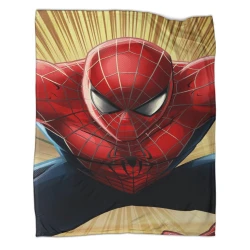 Avengers Spider-Man Plaid en Polaire Imprimé 3D Couverture Douce Confortable pour Canapé Lit Bureau