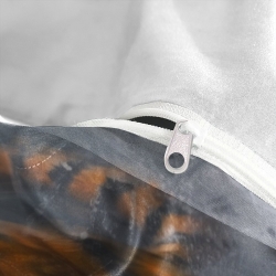 Tigre Housse de Couette Imprimée 3D Douce 3 Pièces Literie Garçons Filles
