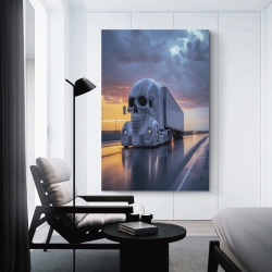 Gros camion Peinture sur toile sans cadre, impressions posters art mural pour déco maison chambre bureau