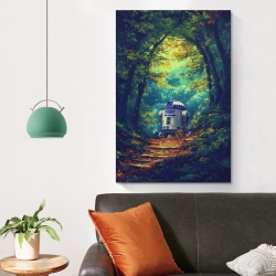 R2-D2 Star Wars Peinture sur toile sans cadre, impressions posters art mural pour déco maison chambre bureau