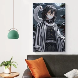 Tueur de démons: Demon Slayer Peinture sur toile sans cadre, impressions posters art mural pour déco maison chambre bureau