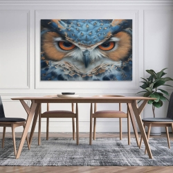 Hibou Peinture sur toile sans cadre, impressions posters art mural pour déco maison chambre bureau