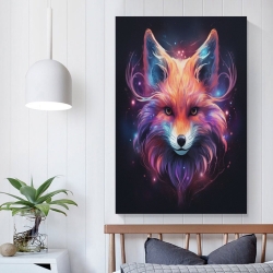Renard Peinture sur toile sans cadre, impressions posters art mural pour déco maison chambre bureau