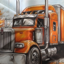 Gros camion Housse de Couette Imprimée 3D Douce 3 Pièces Literie Garçons Filles