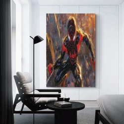 Avengers Spider-Man Peinture sur toile sans cadre, impressions posters art mural pour déco maison chambre bureau