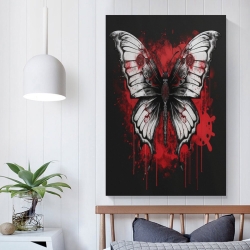 Papillon Peinture sur toile sans cadre, impressions posters art mural pour déco maison chambre bureau