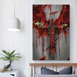 Marvel Deadpool Pintura en lienzo sin marco, impresiones de pósters arte pared para decoración hogar dormitorio oficina