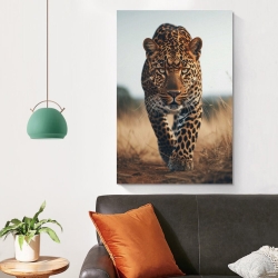 Léopard Peinture sur toile sans cadre, impressions posters art mural pour déco maison chambre bureau