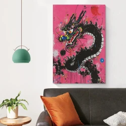 Drago Pittura su tela senza cornice, stampe di poster arte murale per arredo casa camera ufficio