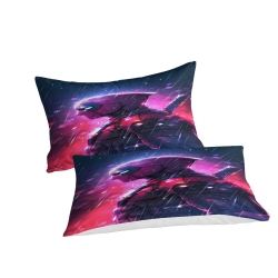 Deadpool Marvel Housse de Couette Imprimée 3D Douce 3 Pièces Literie Garçons Filles