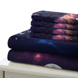 Baleine Housse de Couette Imprimée 3D Douce 3 Pièces Literie Garçons Filles