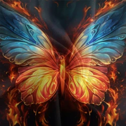 Papillon Housse de Couette Imprimée 3D Douce 3 Pièces Literie Garçons Filles