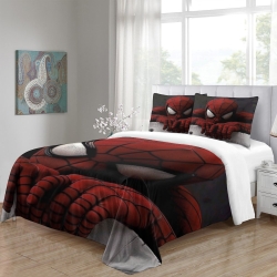 Avengers Spider Man Housse de Couette Imprimée 3D Douce 3 Pièces Literie Garçons Filles