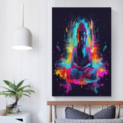 Bouddha Peinture sur toile sans cadre, impressions posters art mural pour déco maison chambre bureau