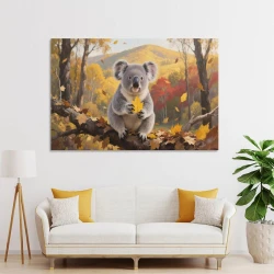 Koala Peinture sur toile sans cadre, impressions posters art mural pour déco maison chambre bureau