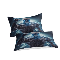 Crâne Housse de Couette Imprimée 3D Douce 3 Pièces Literie Garçons Filles