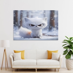 Renard Peinture sur toile sans cadre, impressions posters art mural pour déco maison chambre bureau