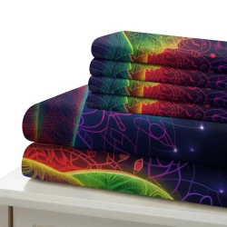 Éléphant Housse de Couette Imprimée 3D Douce 3 Pièces Literie Garçons Filles