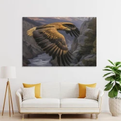 Aigle Peinture sur toile sans cadre, impressions posters art mural pour déco maison chambre bureau