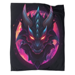 Drache 3D Gedruckte Fleece-Decke Weiche Gemütliche Decke für Sofa Bett Büro