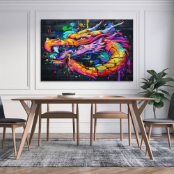 Dragon Peinture sur toile sans cadre, impressions posters art mural pour déco maison chambre bureau