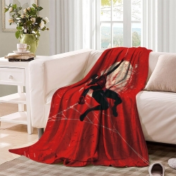 Avengers Spider-Man Plaid en Polaire Imprimé 3D Couverture Douce Confortable pour Canapé Lit Bureau
