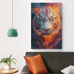 Tigre Peinture sur toile sans cadre, impressions posters art mural pour déco maison chambre bureau