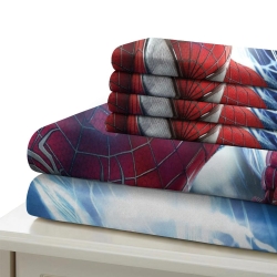 Avengers Spider Man 3D Gedruckter Bettbezug Weiche 3-teilige Bettwäsche für Jungen Mädchen