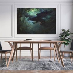 Aigle Peinture sur toile sans cadre, impressions posters art mural pour déco maison chambre bureau