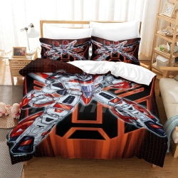 Transformers Autobots Housse de Couette Imprimée 3D Douce 3 Pièces Literie Garçons Filles