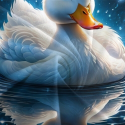 Canard Housse de Couette Imprimée 3D Douce 3 Pièces Literie Garçons Filles