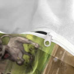 Shih Tzu Housse de Couette Imprimée 3D Douce 3 Pièces Literie Garçons Filles