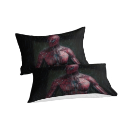 Avengers Spider Man Housse de Couette Imprimée 3D Douce 3 Pièces Literie Garçons Filles