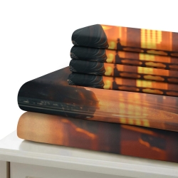 Bouddha Housse de Couette Imprimée 3D Douce 3 Pièces Literie Garçons Filles