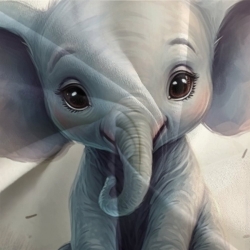 Éléphant Housse de Couette Imprimée 3D Douce 3 Pièces Literie Garçons Filles