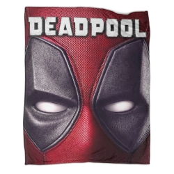 Marvel Deadpool Plaid en Polaire Imprimé 3D Couverture Douce Confortable pour Canapé Lit Bureau