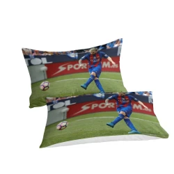 Lionel Messi Housse de Couette Imprimée 3D Douce 3 Pièces Literie Garçons Filles