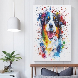 Bouvier bernois Peinture sur toile sans cadre, impressions posters art mural pour déco maison chambre bureau