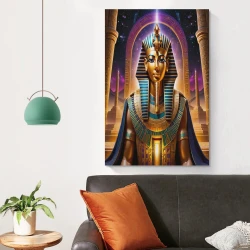 Pharaon égyptien Peinture sur toile sans cadre, impressions posters art mural pour déco maison chambre bureau