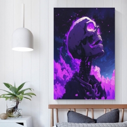 Crâne Peinture sur toile sans cadre, impressions posters art mural pour déco maison chambre bureau