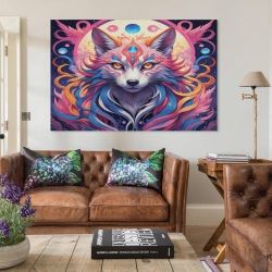 Wolf Unframed Canvas Painting, Wall Art Poster Prints for Home Bedroom Office Decoration