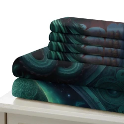 Mythe de l'horreur Cthulhu Housse de Couette Imprimée 3D Douce 3 Pièces Literie Garçons Filles