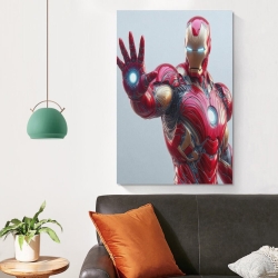 Avengers Iron Man Peinture sur toile sans cadre, impressions posters art mural pour déco maison chambre bureau