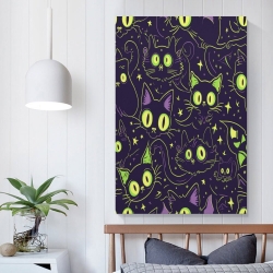 Chat Peinture sur toile sans cadre, impressions posters art mural pour déco maison chambre bureau