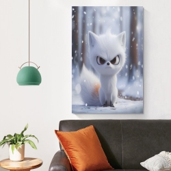 Renard Peinture sur toile sans cadre, impressions posters art mural pour déco maison chambre bureau
