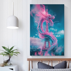 Dragon Peinture sur toile sans cadre, impressions posters art mural pour déco maison chambre bureau