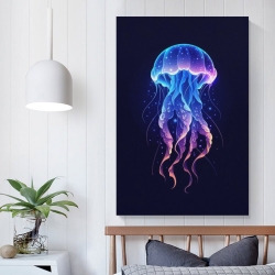 Méduse Peinture sur toile sans cadre, impressions posters art mural pour déco maison chambre bureau