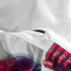 Avengers Iron Man Housse de Couette Imprimée 3D Douce 3 Pièces Literie Garçons Filles
