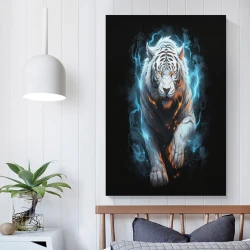 Tigre Peinture sur toile sans cadre, impressions posters art mural pour déco maison chambre bureau